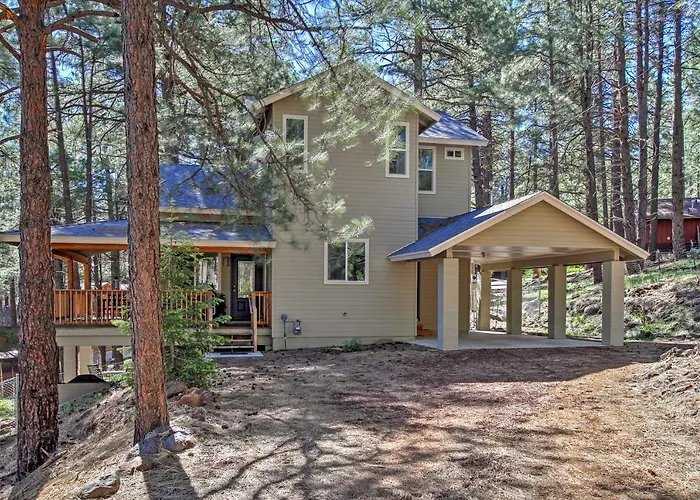 Сasa de vacaciones Flagstaff Family Retreat W/ Patio & Mountain Views Mountainaire